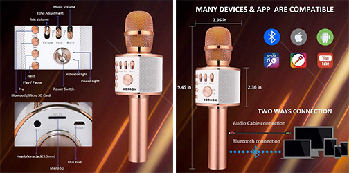 bluetooth handheld microphone