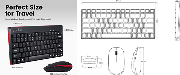 mini wireless keyboard 