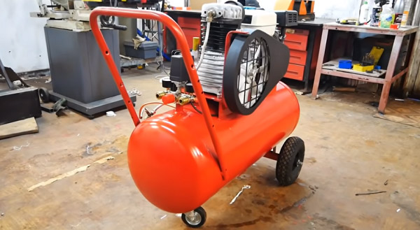 what is a gas powered air compressor