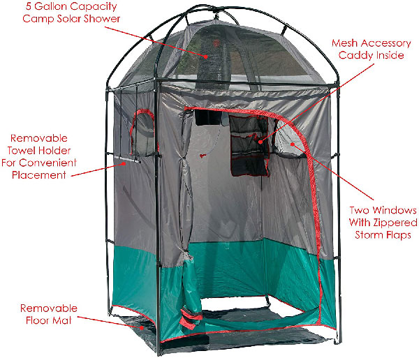 Review of Texsport Deluxe Camping Shower Tent